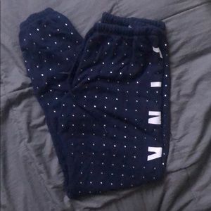 PINK bling campus pant / sweats
